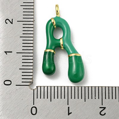Brass Enamel Pendants KK-E093-03G-A-1