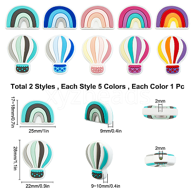 Food Grade Eco-Friendly Silicone Beads SIL-SC0001-02-1