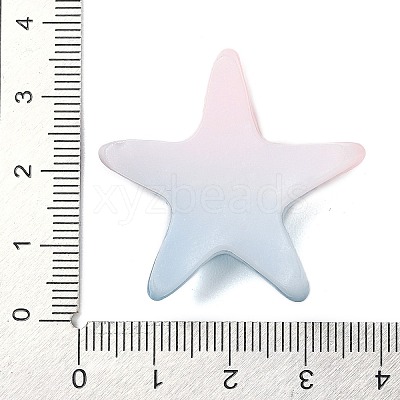 Gradient Color Opaque Resin Decoden Cabochons CRES-P036-01A-03-1