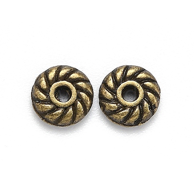 Tibetan Style Alloy Spacer Beads K0P9F071-1