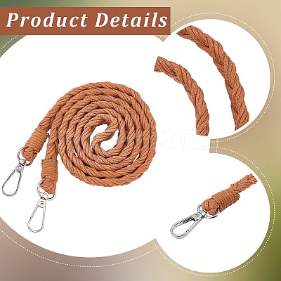 2Pcs Imitation Leather Twist Knitting Cord Mobile Straps FIND-CP0003-73A-1