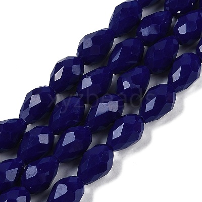 Opaque Solid Color Beads Strands EGLA-N013-P8mm-D03-1