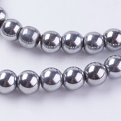 Magnetic Synthetic Hematite Beads Strands X-G-H1097-1-1