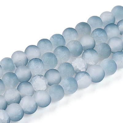 Crackle Glass Beads X1-GLAA-N009-6mm-06-1