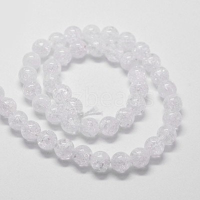 Natural Quartz Crystal Beads Strands G-G735-20-6mm-1