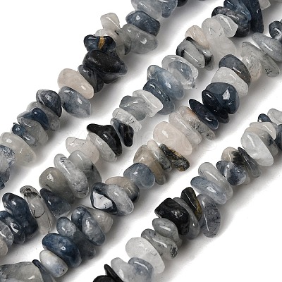 Natura Blue Rutilated Quartz Beads Strands GG-CBAC13F-B02-01-1