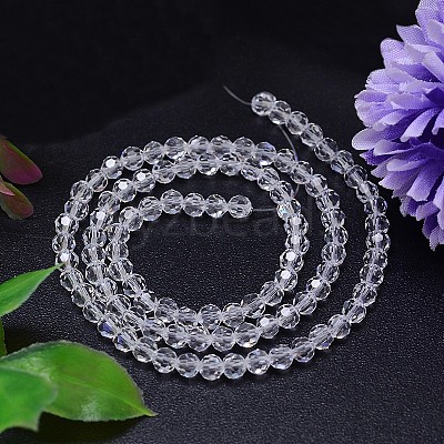 Imitation Austrian Crystal Bead Strands G-M181-8mm-01A-1