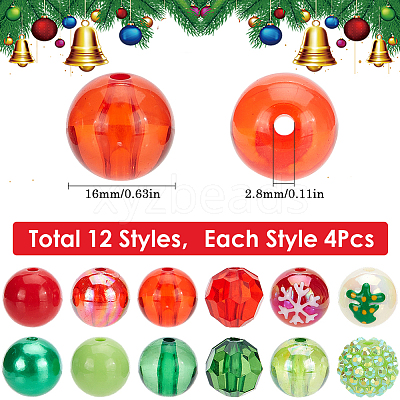 Christmas Theme DIY Jewelry Making Finding Kit DIY-SC0026-04-1