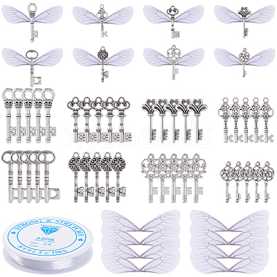 DIY Keychain Making Finding Kit DIY-SC0023-31-1