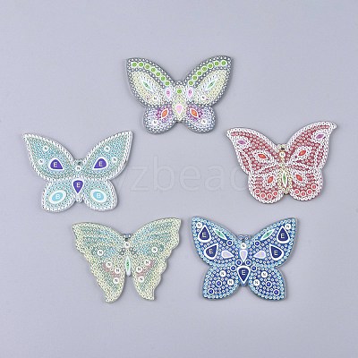 DIY Diamond Painting Stickers Kits For Key Chain Making DIY-R076-009-1