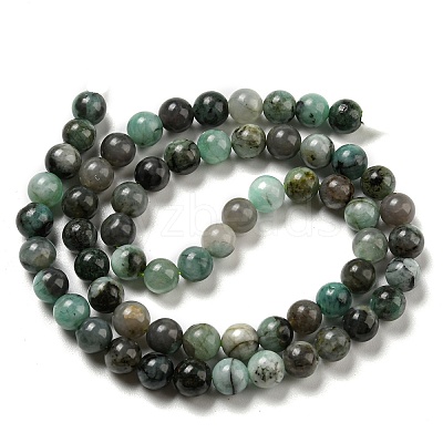 Synthetic Emerald Beads Strands G-A219-A02-02-1-1