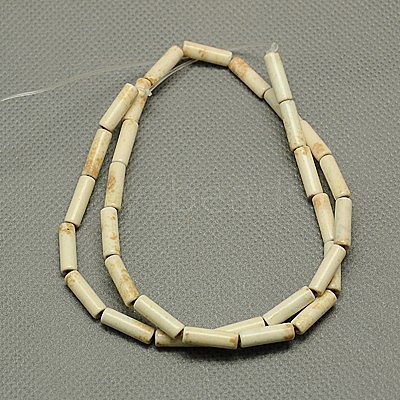 Synthetic Turquoise Beads Strands X-TURQ-G120-4x13mm-12-1