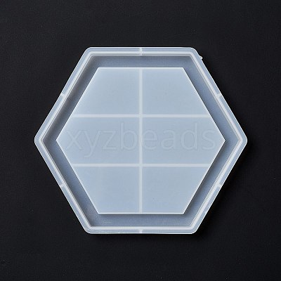 DIY Hexagon Tray Display Decoration Silicone Molds LS-DIY-G067-05C-1