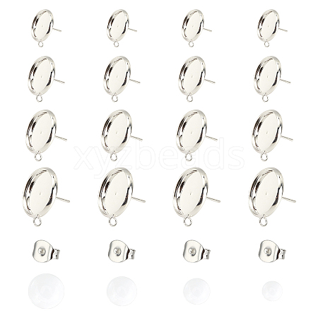 Unicraftale DIY Stud Earring Findings Making Kits DIY-UN0002-27S-1