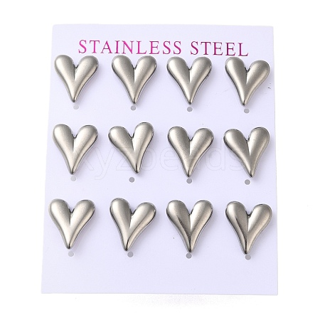 Non-Tarnish 304 Stainless Steel Stud Earring EJEW-C099-04P-1