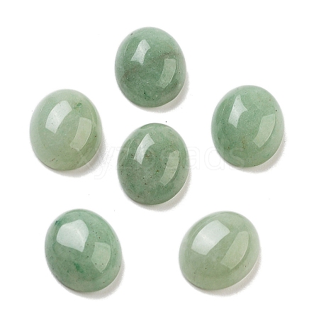 Natural Green Aventurine Cabochons G-G145-01A-39-1