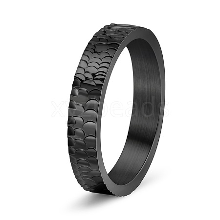 Titanium Steel Chunky Rings PW-WGDB03E-09-1