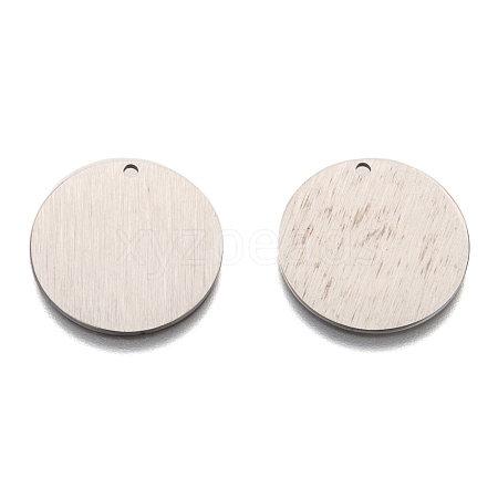 Tarnish Resistant 304 Stainless Steel Pendants STAS-0133-06E-P-1