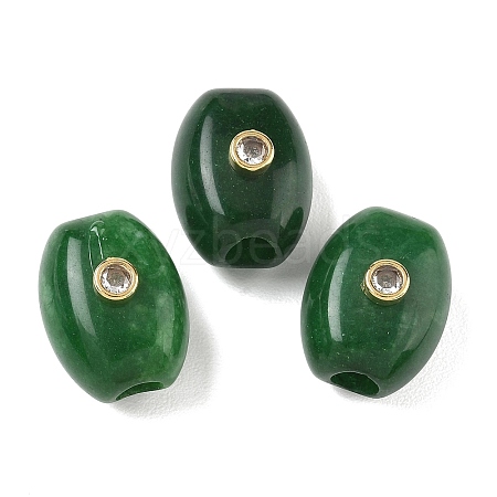 Dyed Natural White Jade European Beads GG-CBA105B-02K-G-1