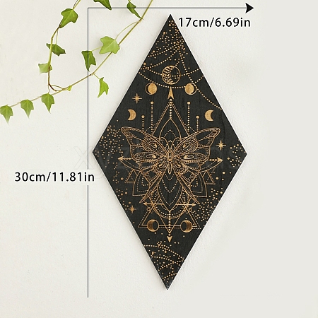 Rhombus Wood Wall Decoration PW-WG19039-02-1