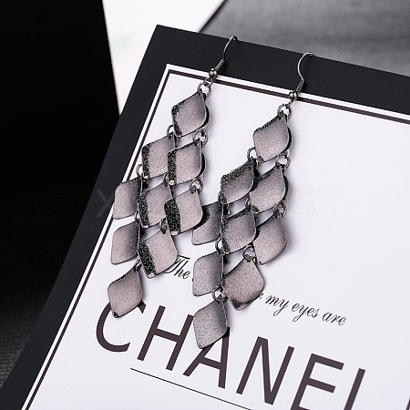 Fashionable Alloy Tassel Earrings LE0985-9-1