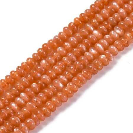 Natural Gold Sunstone Beads Strands G-C171-B03-03-1