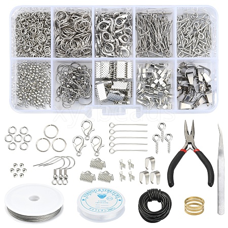 DIY Earring Bracelet Necklace Making Finding Kit DIY-FS0003-30-1