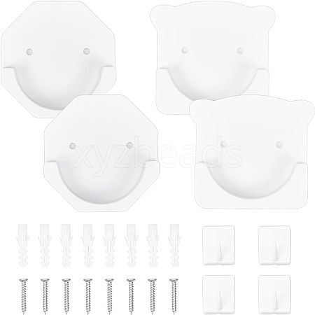 Olycraft 8Pcs ABS Hook Hanger HJEW-OC0001-04-1