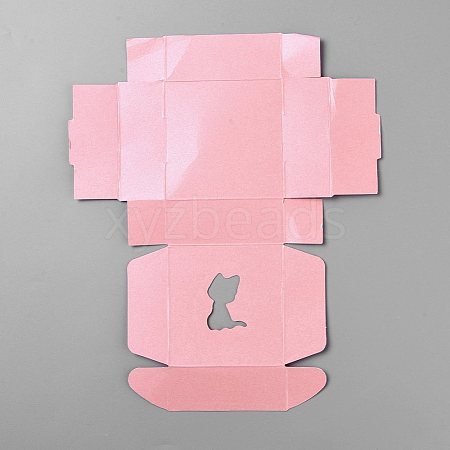 Foldable Kraft Paper Gift Boxes LS-CON-WH0069-75A-1