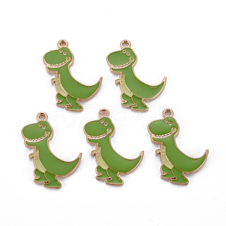 Alloy Enamel Pendants ENAM-S126-084-NR-1