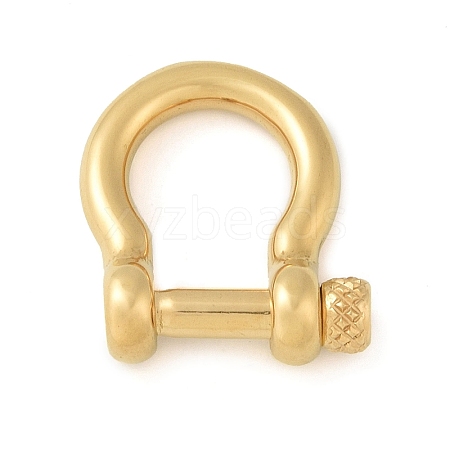 Ion Plating(IP) 304 Stainless Steel Screw D-Ring Anchor Shackle Clasps STAS-E452-43G-1