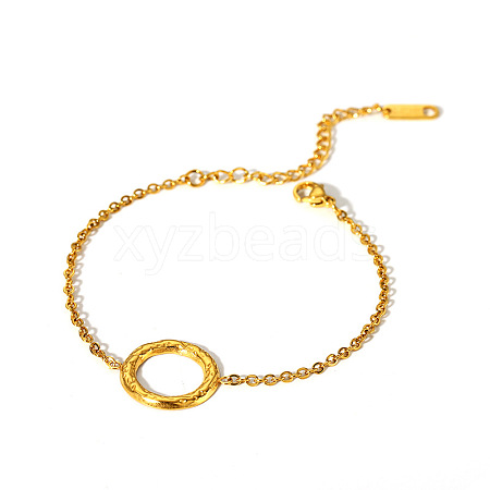 Vintage Stainless Steel Ring Link Chain Bracelets for Women DG9010-2-1