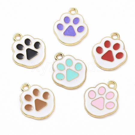 Alloy Enamel Pendants ENAM-B054-01G-1