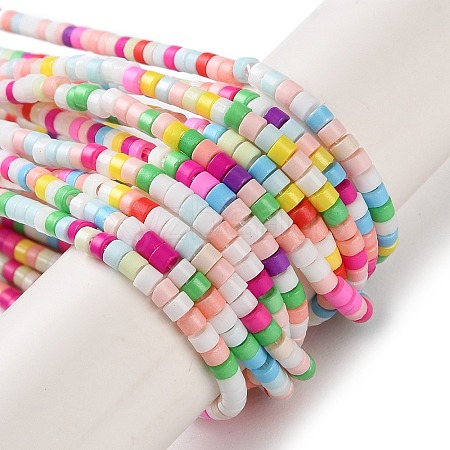 Handmade Czech Lampwork Beads Strands LAMP-L078-008F-1