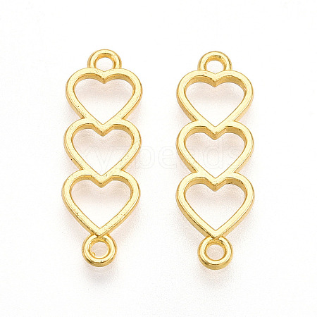 Tibetan Style Alloy Connector Charms PALLOY-R143-14G-1