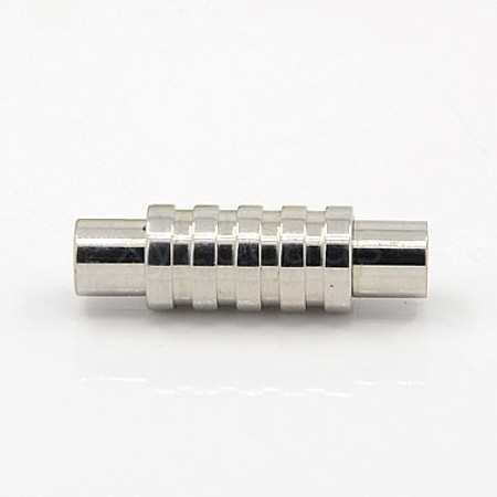 Smooth 304 Stainless Steel Magnetic Screw Clasps STAS-I006-02-1