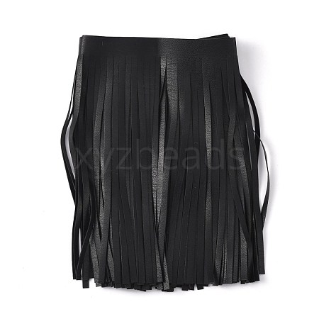 PU Imitation Leather Tassels Trimming DIY-WH0043-54B-04-1