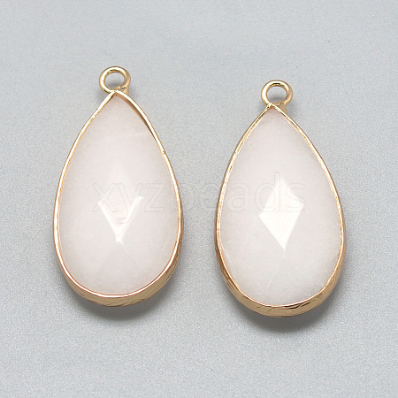 Natural White Jade Pendants X-G-S221-01G-1