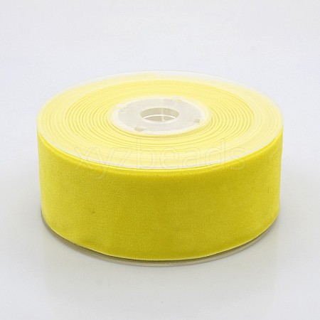 Polyester Velvet Ribbon for Gift Packing and Festival Decoration SRIB-M001-38mm-640-1