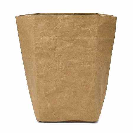Washable Brown Kraft Paper Bag CARB-H025-M01-1