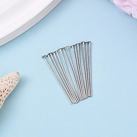 Brass Flat Head Pins KK-YW0004-02C-P-1