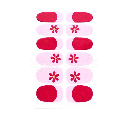 Flower Series Full Cover Nail Decal Stickers MRMJ-T109-WSZ470-1