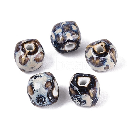 Vintage Handmade Porcelain Beads PORC-N013-18-09-1