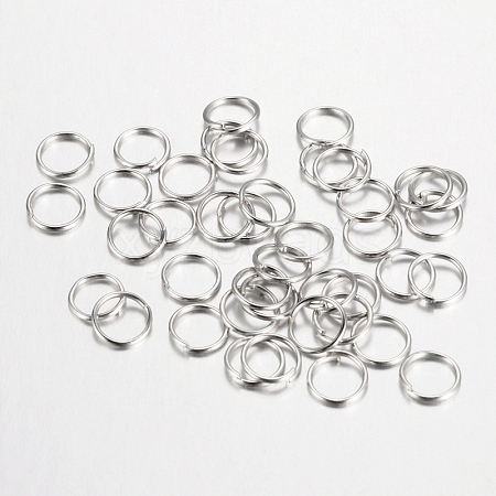 Iron Open Jump Rings LS-IFIN-A018-7mm-P-NF-1