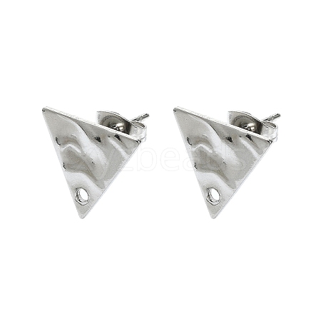 304 Stainless Steel Stud Earring Findings STAS-L024-003P-02-1
