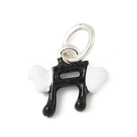Alloy Enamel Charms PALLOY-S050-04P-1