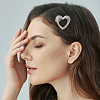 Zinc Alloy & Resin Hair Bobby Pins PHAR-SP0001-02-5