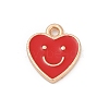 Alloy Enamel Charms PALLOY-D369-06G-1