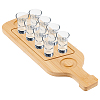 Bamboo 8 Tray Wine Glass Holder DIY-WH0430-912A-1