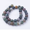 Natural Indian Agate Bead Strands G-G735-01F-10mm-2
